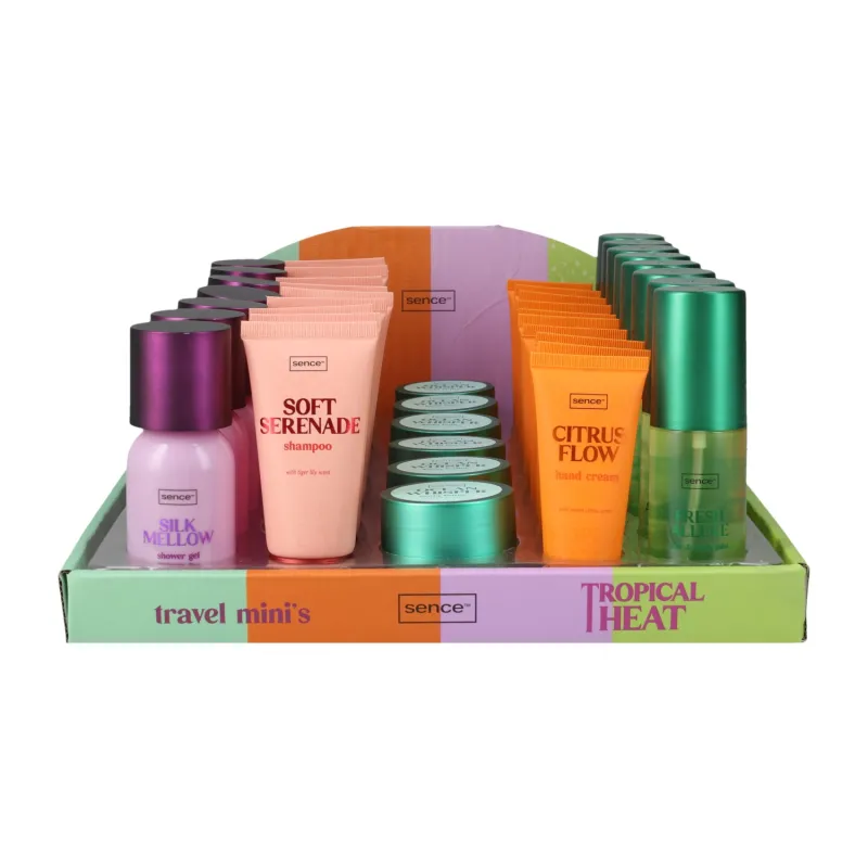 SENCE COLLECTION MINI TRAVEL TROPICAL ESSENTIALS x40 2047804