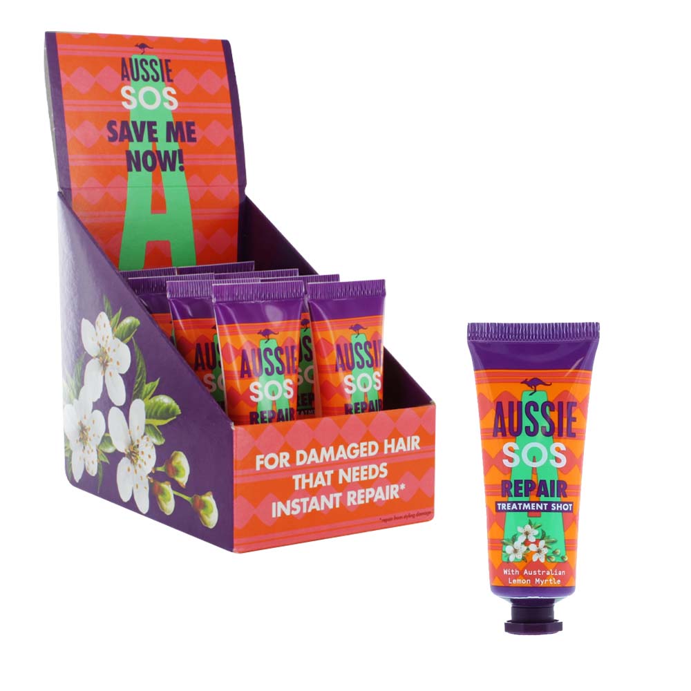 AUSSIE SOS REPAIR TREATMENT 25ml x8