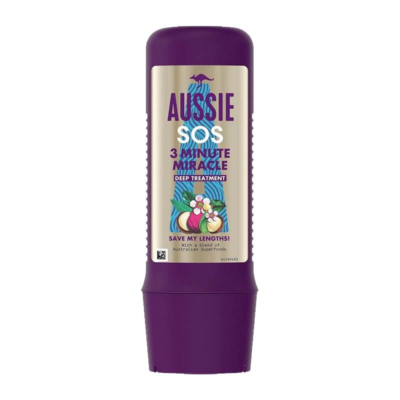 AUSSIE SOS 3 MINUTE MIRACLE SAVE MY LONG HAIR 225ml