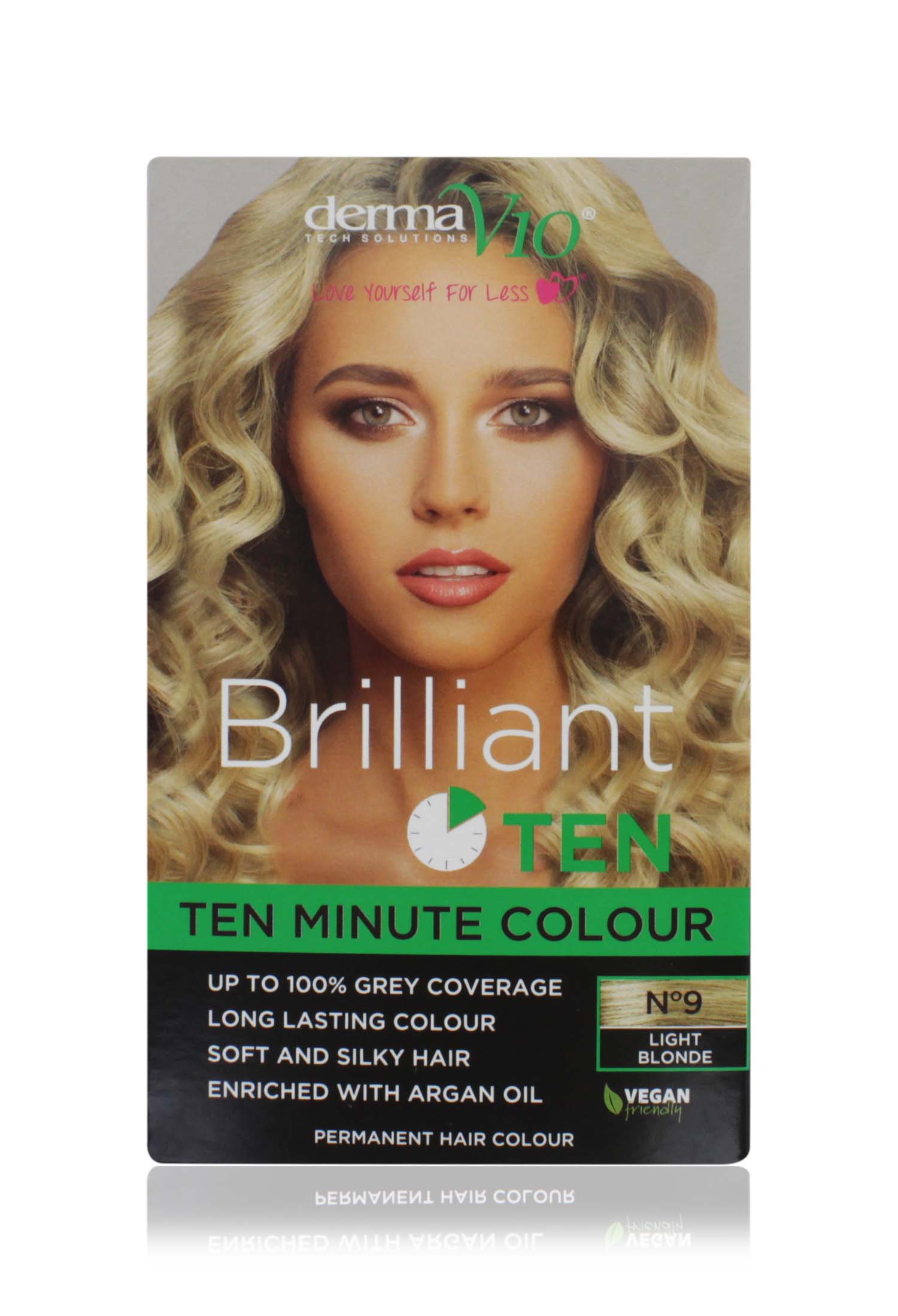BRILLIANT TEN 10 MINUTE COLOUR NO.9 PERMANENT LIGHT BLONDE