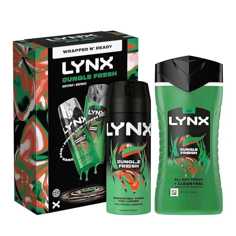 LYNX JUNGLE FRESH DUO SET x 6