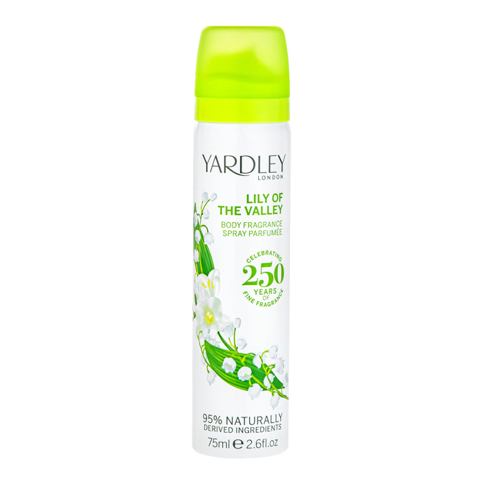 YARDLEY LILY OF THE VALLEY BODY SPRAY 75ml