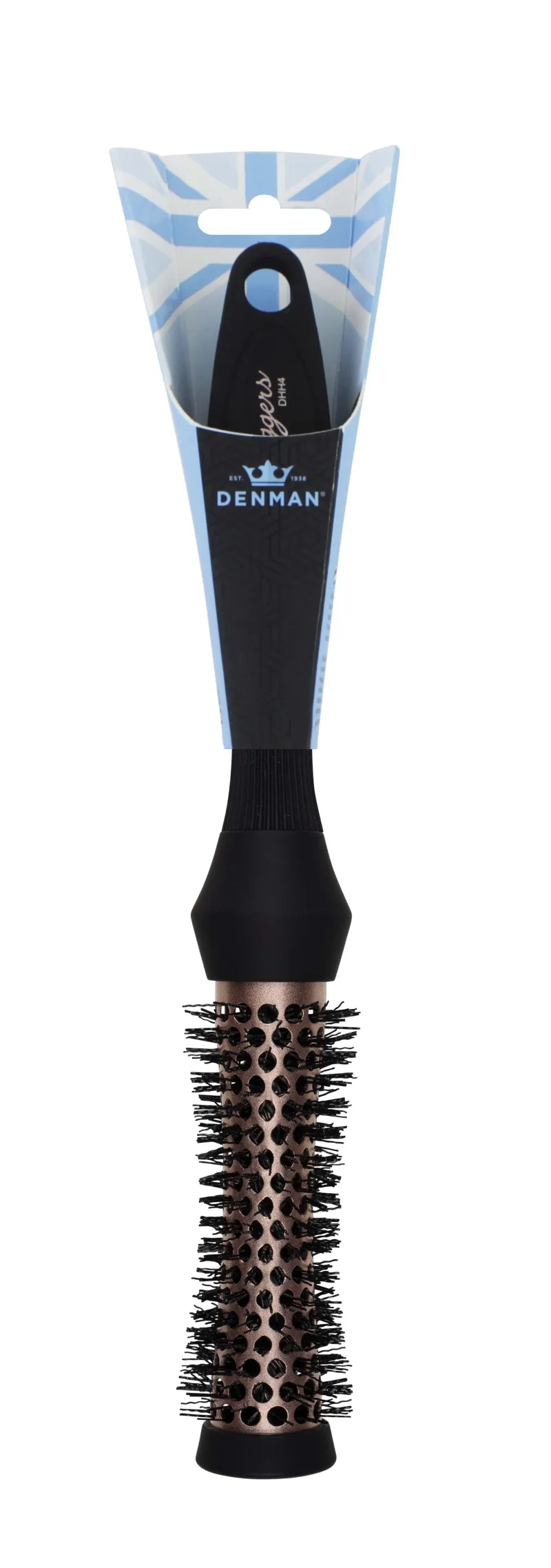 DENMAN HEAD HUGGER 25mm HOT CURL BRUSH ROSE GOLD DHH1