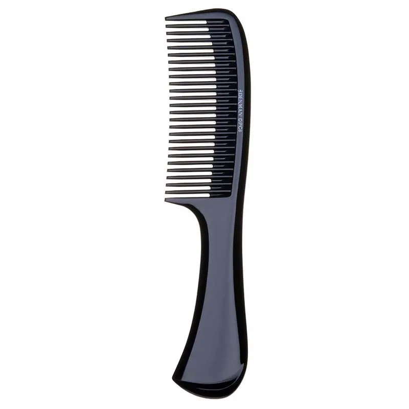 DENMAN RAKE COMB BLACK DPC6