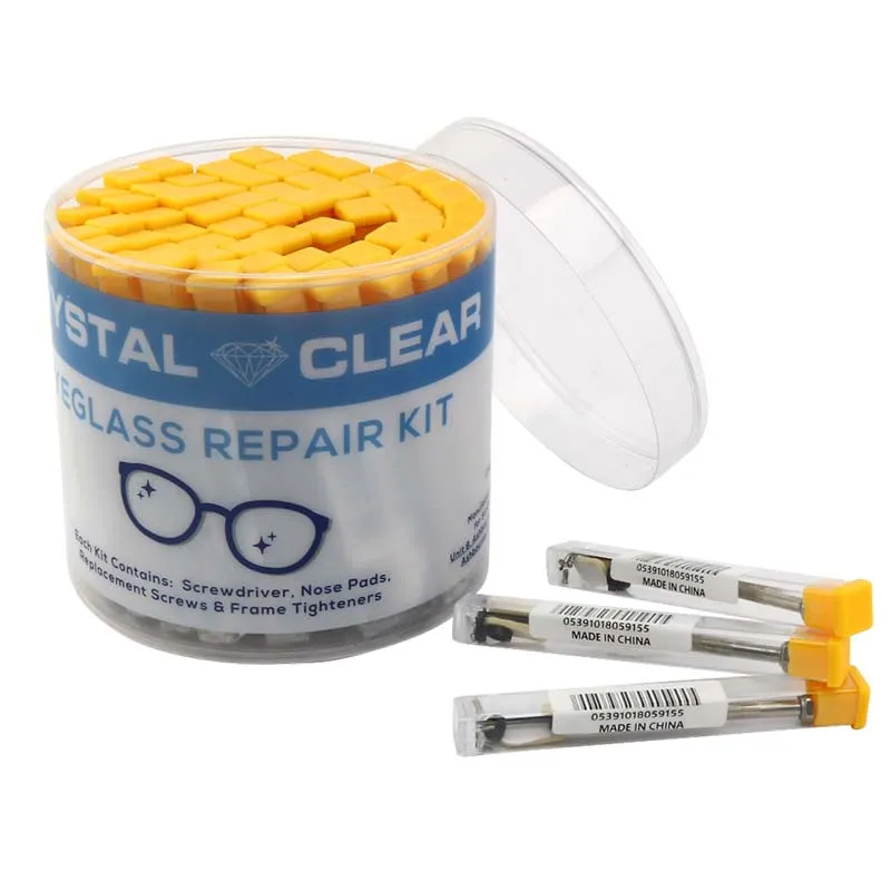 CRYSTAL CLEAR TUB EYEGLASS REPAIR KIT X 30