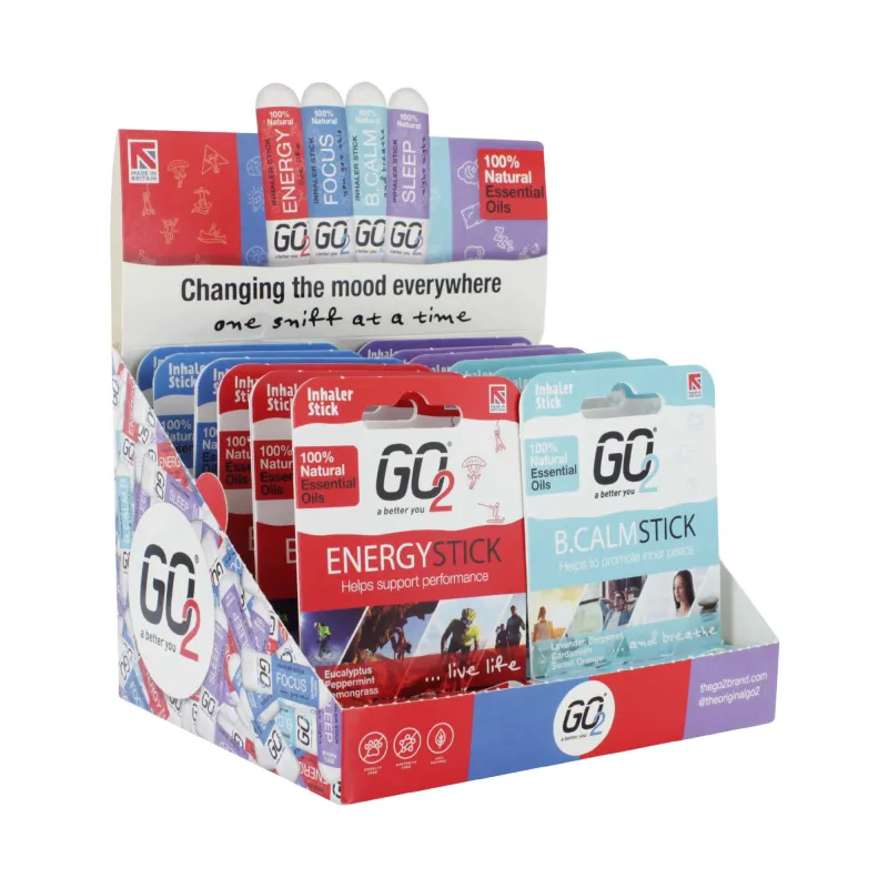 GO2 INHALER STICK ASSORTED x 12