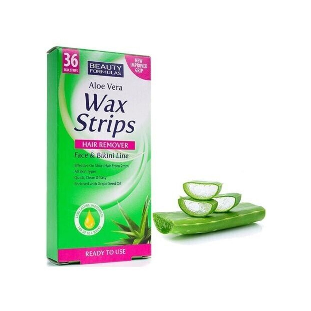 BF ALOE VERA WAX STRIPS FACE & BIKINI LINE