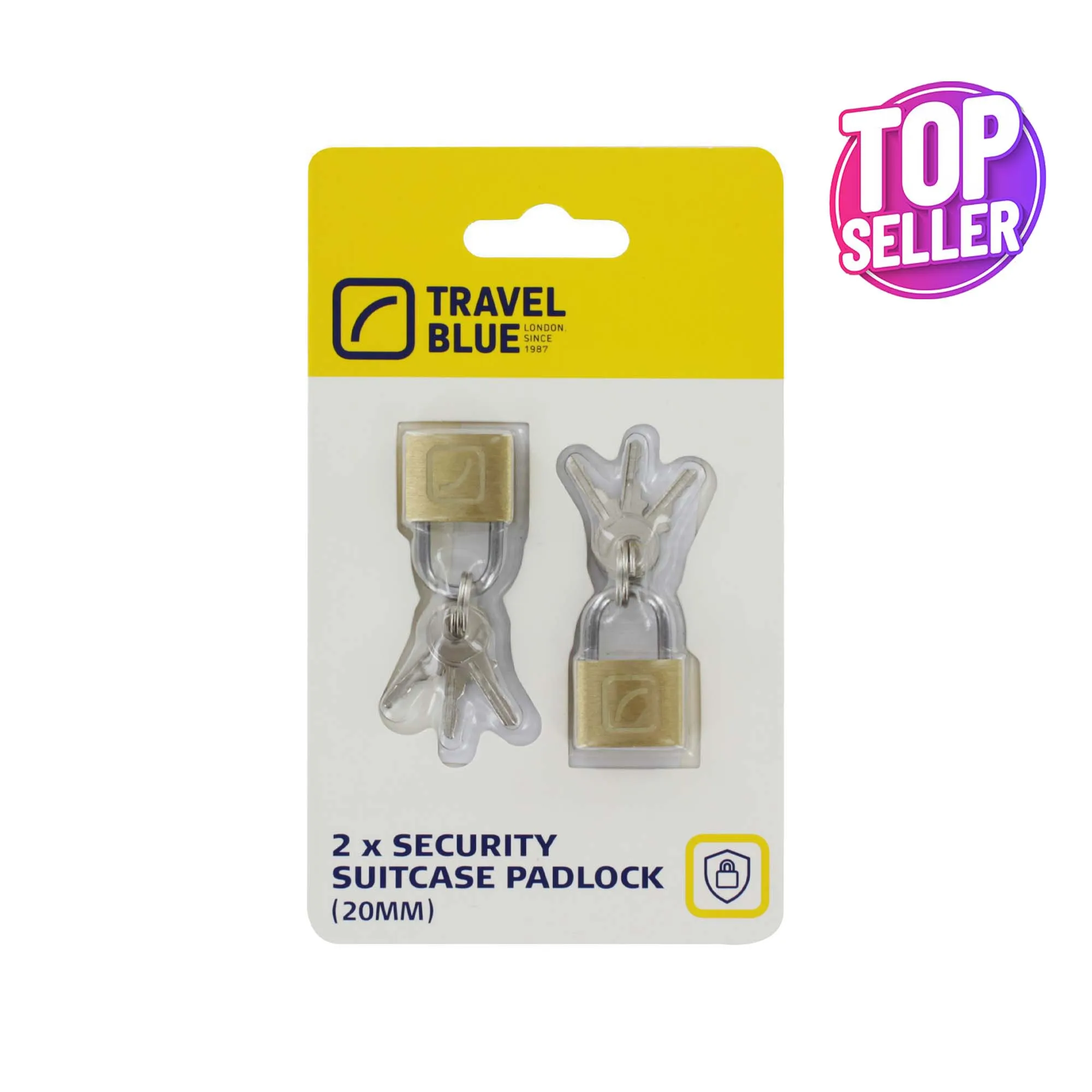 TRAVEL BLUE SEC SUITCASE PADLOCK 021