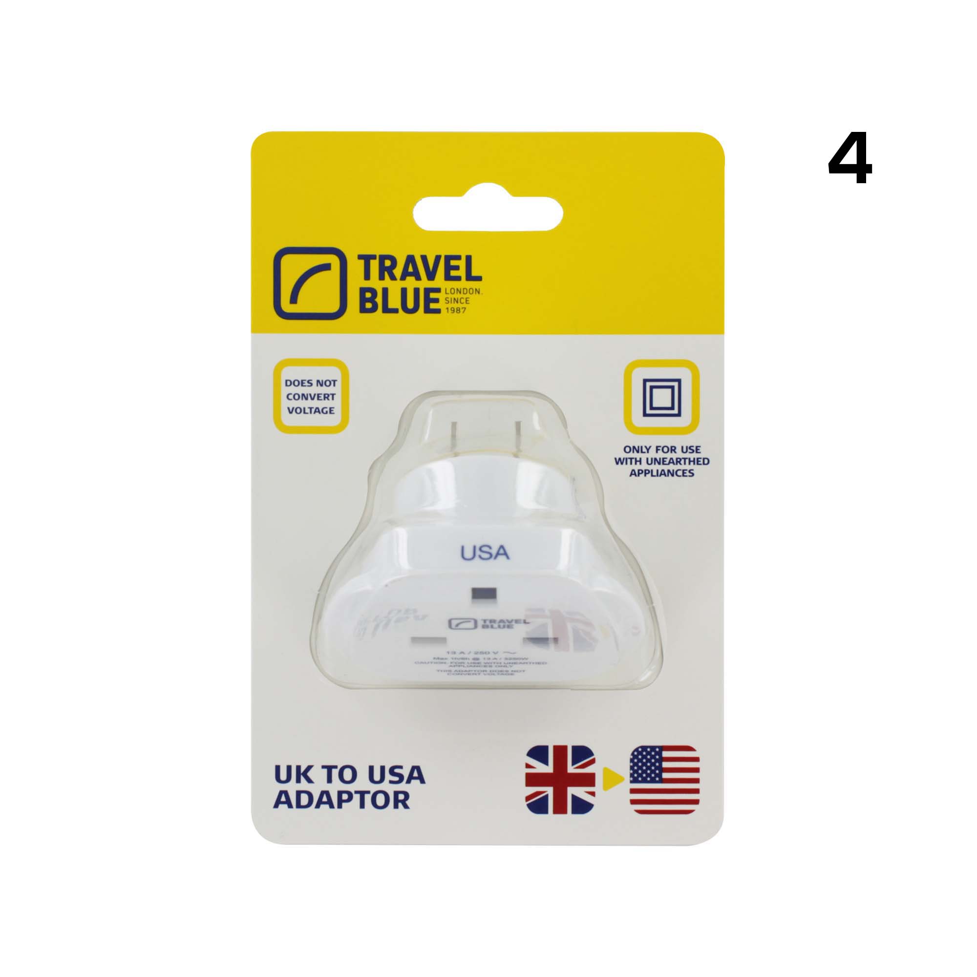 TRAVEL BLUE AMERICAN ADAPTOR 171