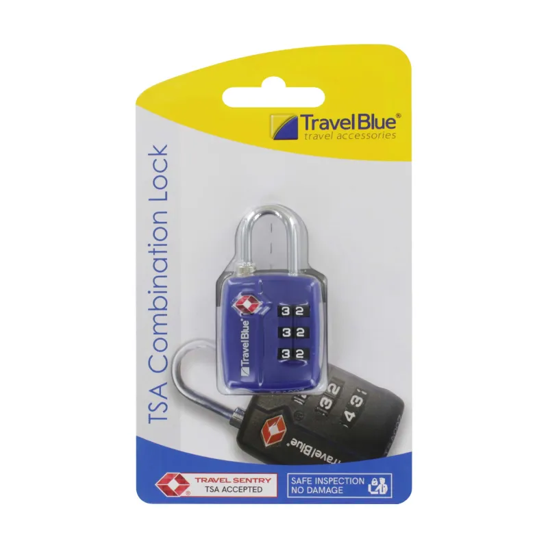 TRAVEL BLUE TSA COMBINATION LOCK (036)