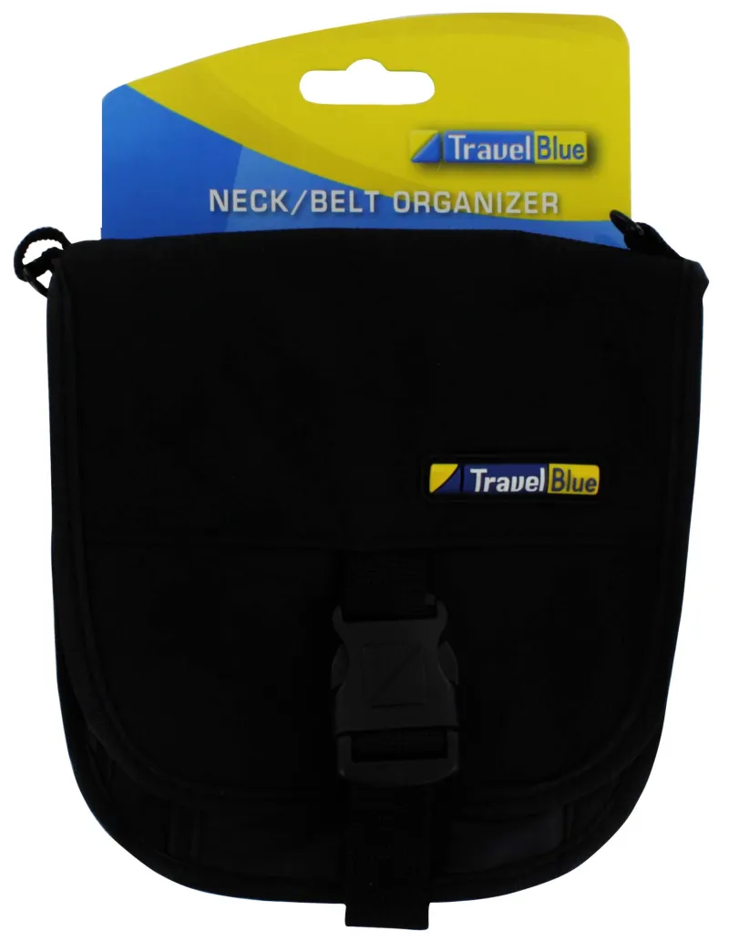 TRAVEL BLUE NECK/BELT ORGANISER 920