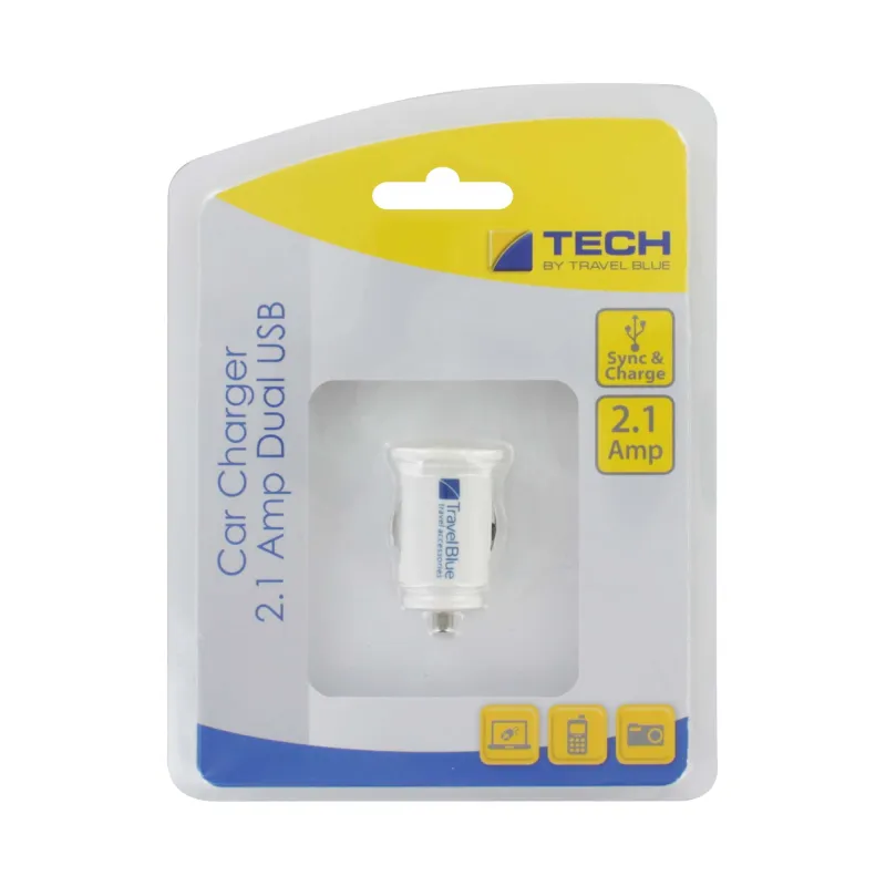 TRAVEL BLUE CAR CHARGER 963