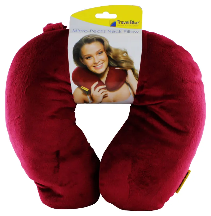 TRAVEL BLUE MICRO PEARLS NECK PILLOW 230