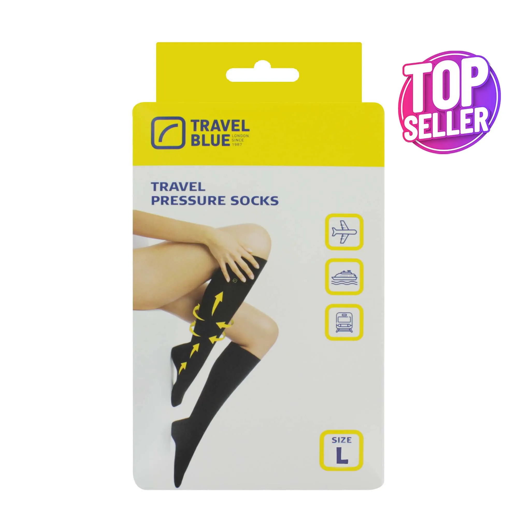 TRAVEL BLUE TRAVEL SOCKS L 790