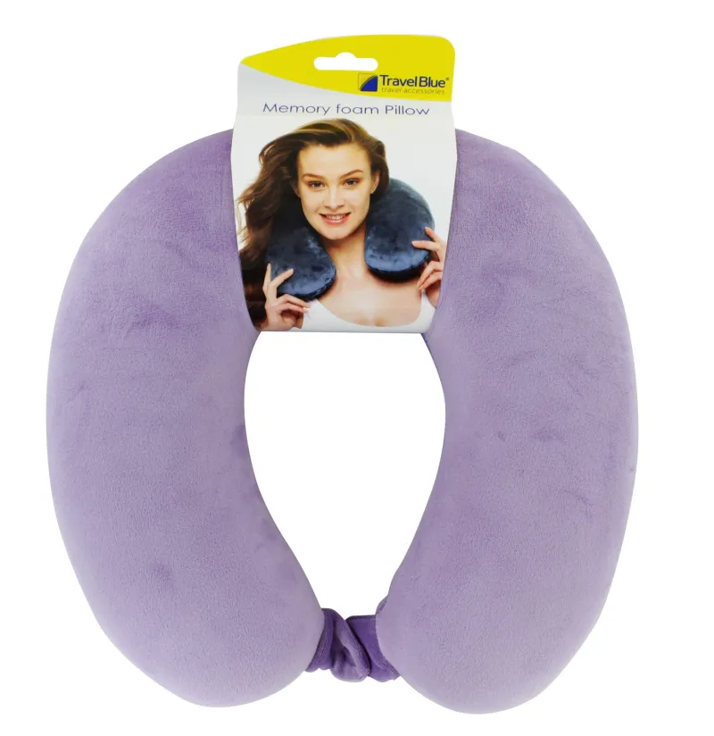 TRAVEL BLUE MEMORY FOAM PILLOW 232
