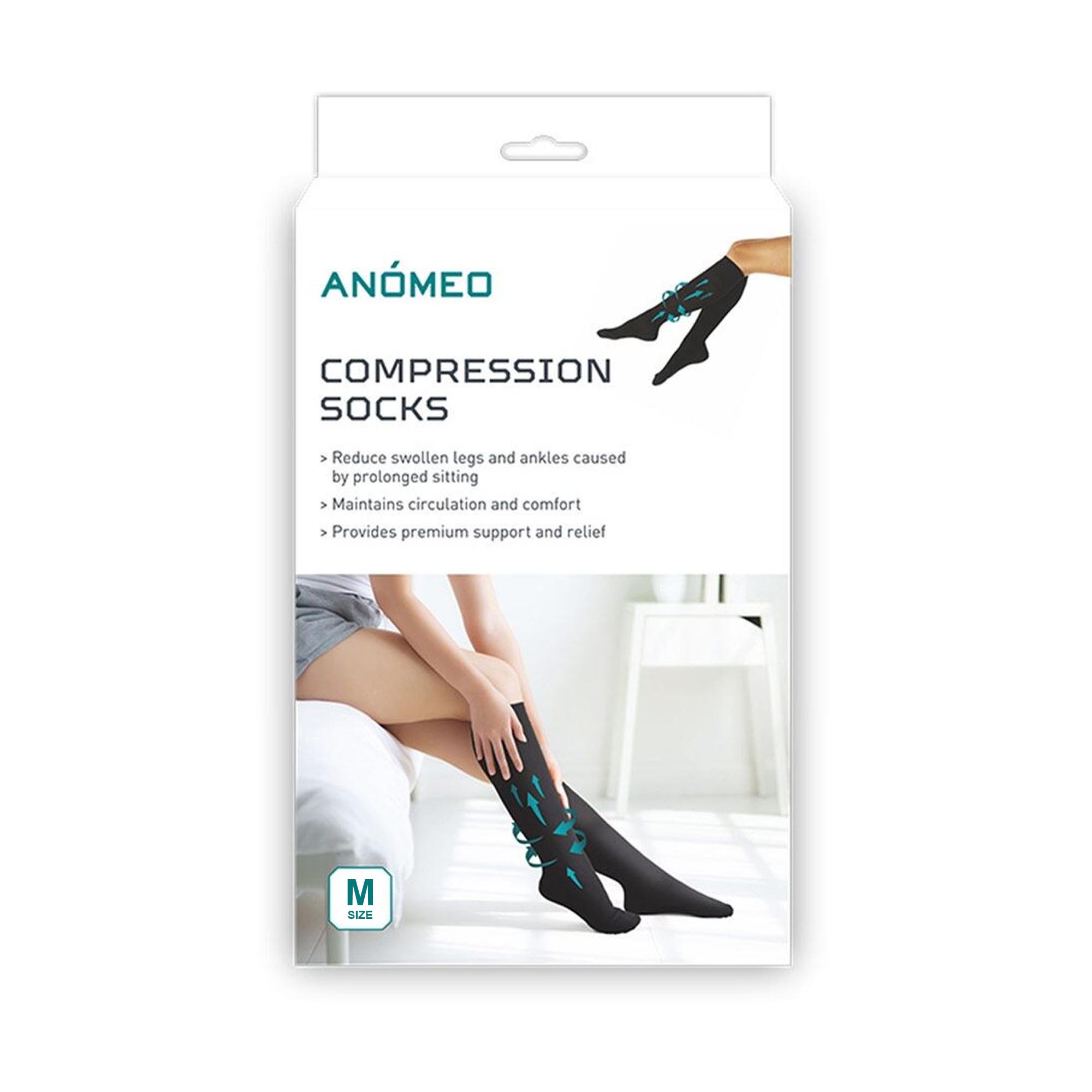 ANOMEO COMPRESSION SOCKS MEDIUM