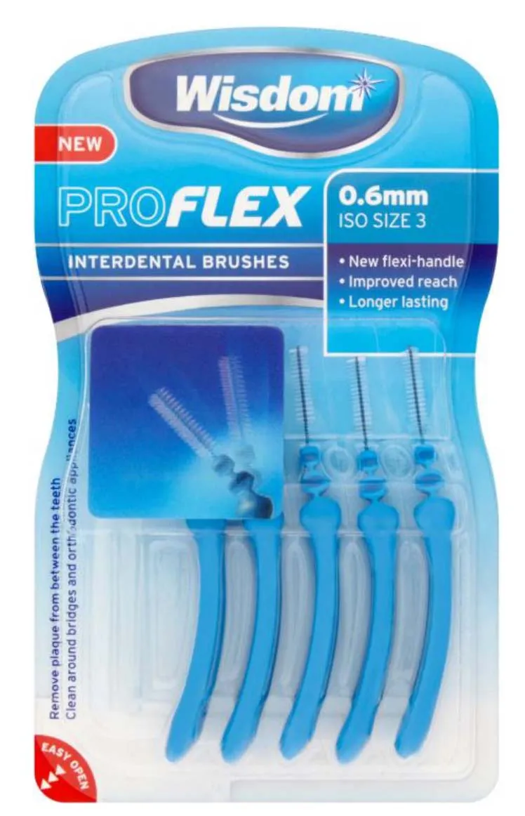 ProFlex Interdental Brush 0.6mm 5s BLUE 2347ISA
