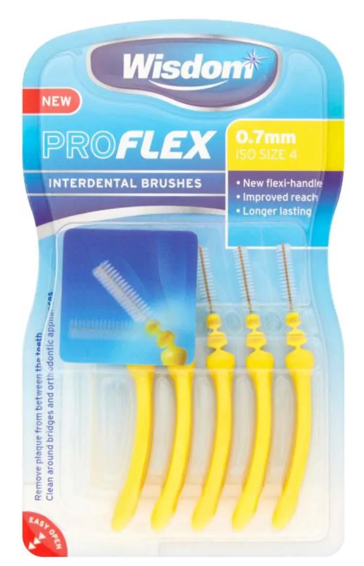 ProFlex Interdental Brush 0.7mm 5s YELLOW 2348ISA