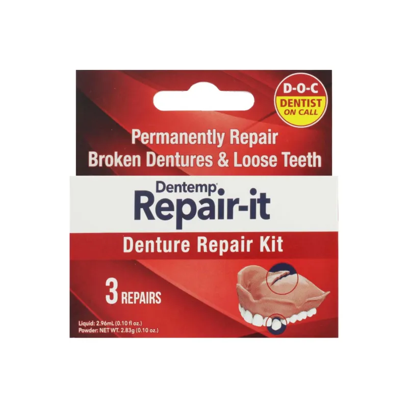 DENTEMP REPAIR-IT DENTURE REPAIR KIT