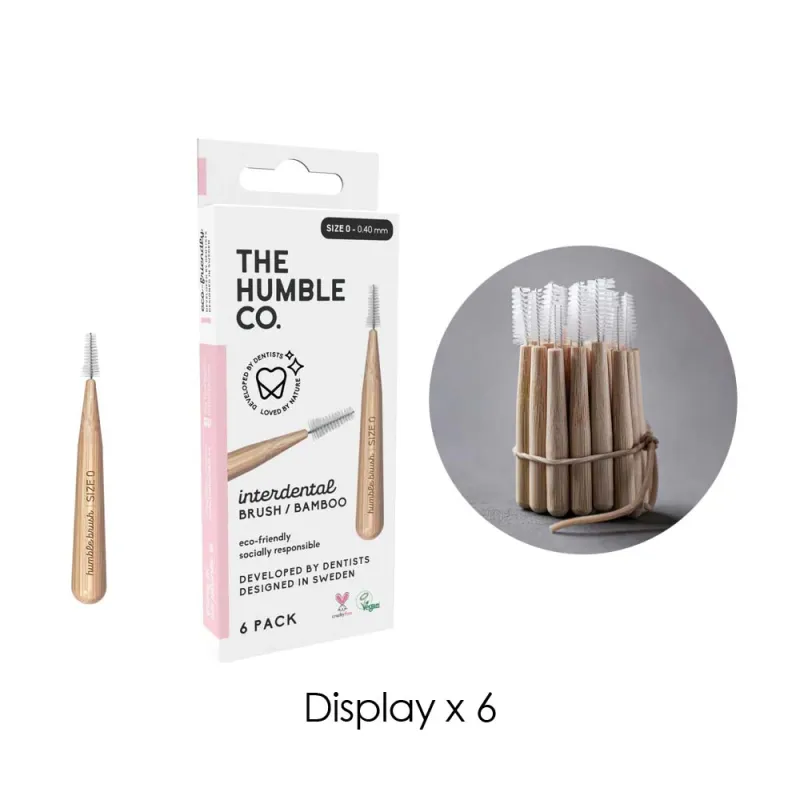 HUMBLE BAMBOO INTERDENTAL BRUSH 0.40mm