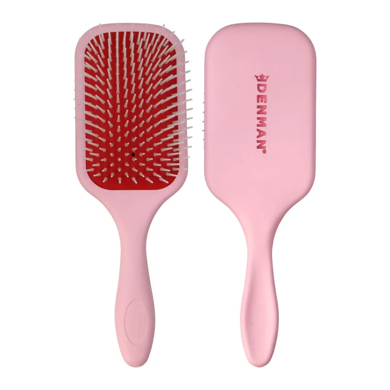 DENMAN D38 PASTEL PINK POWER PADDLE BRUSH