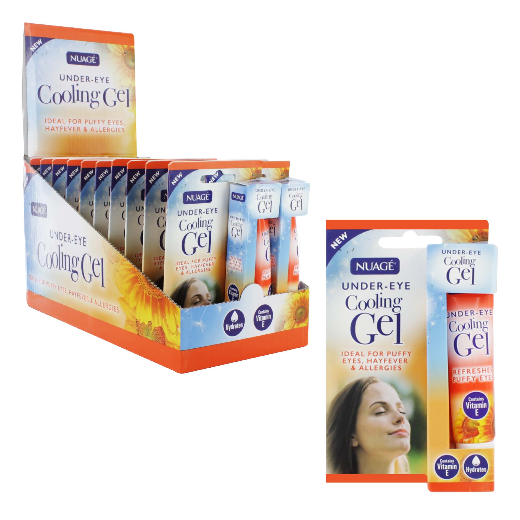 NUAGE HAY FEVER UNDER EYE COOLING GEL 15ml x 20