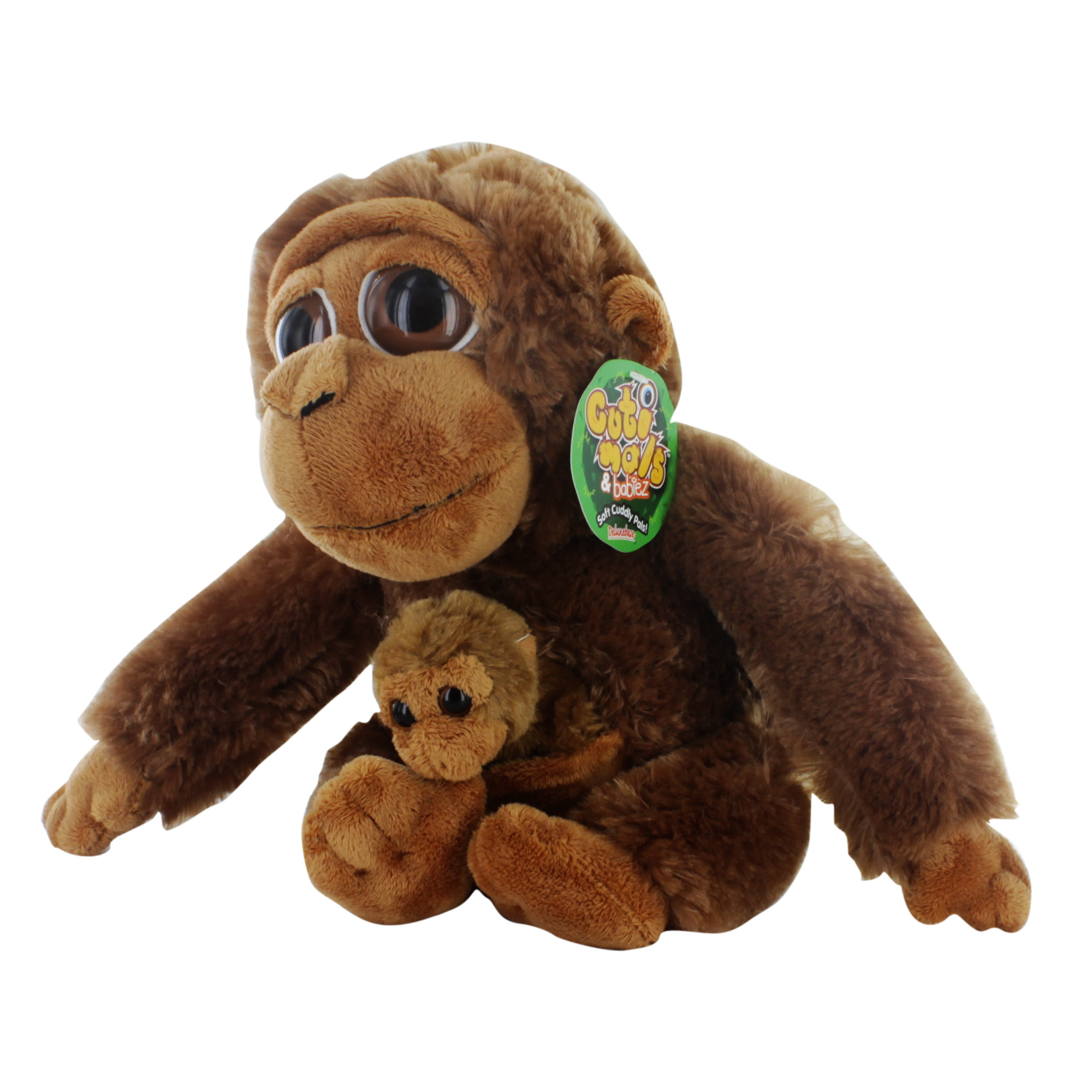 38713 ORANGUTAN & BABY SQUEAKY TOY