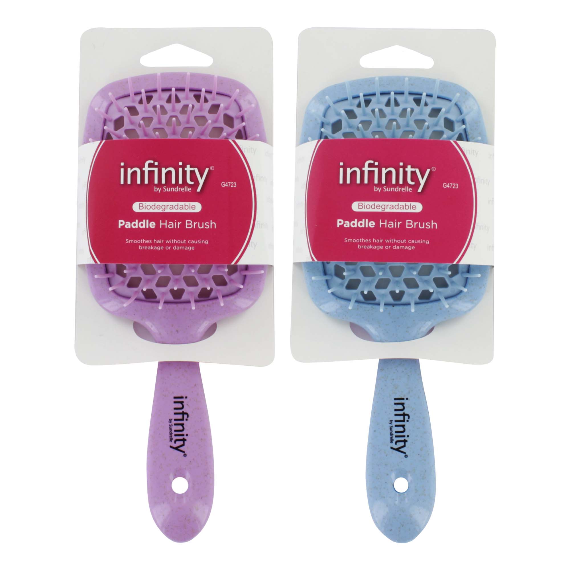 BIODEGRADABLE PADDLE H/BRUSH LIGHTWEIGHT