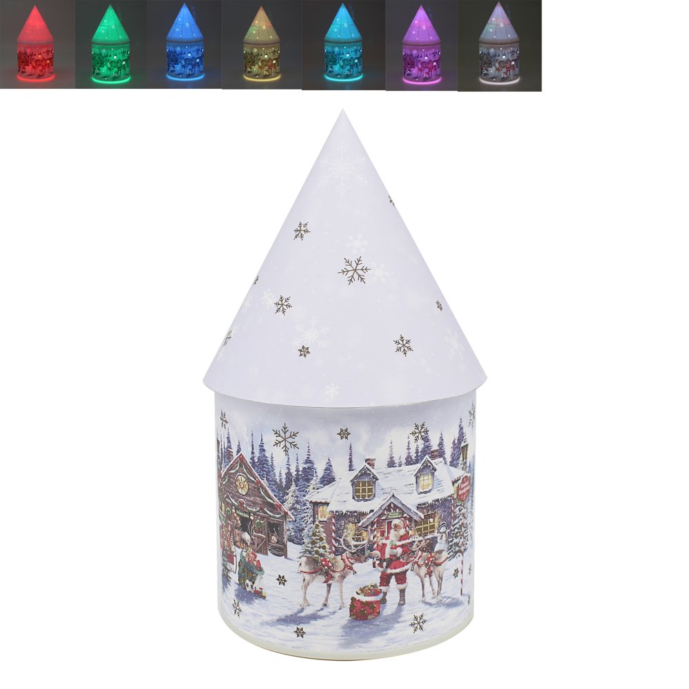 LP53787 XMAS SANTA LIGHT UP HOUSE