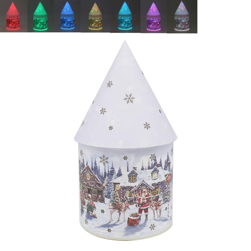 LP53787 XMAS SANTA LIGHT UP HOUSE LED