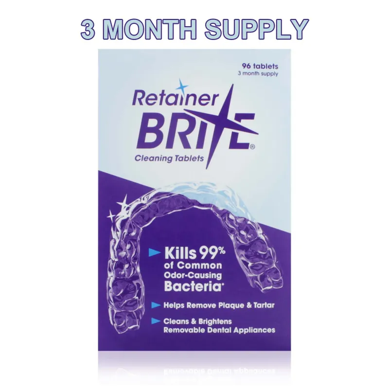 RETAINER BRITE 96 TABLETS (3 MONTH)