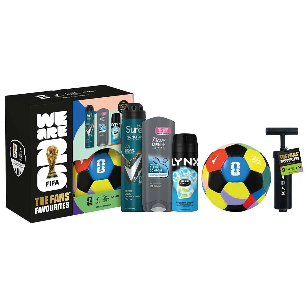 SKILLS BALL FIFA INSPIRED FOR HIM GIFT SET x 3