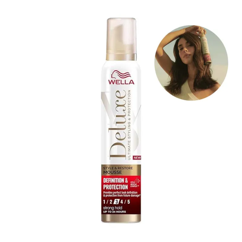 WELLA STYLE & RESTORE MOUSSE STRONG 200ml