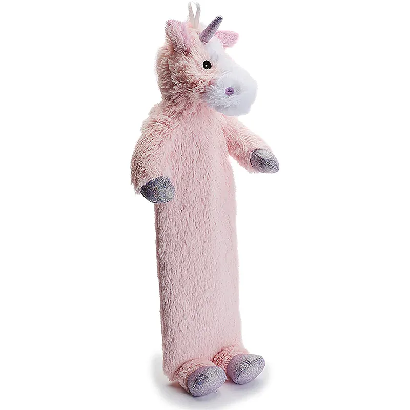 ITX0259 WARMIES LONG HOT WATER BOTTLE UNICORN