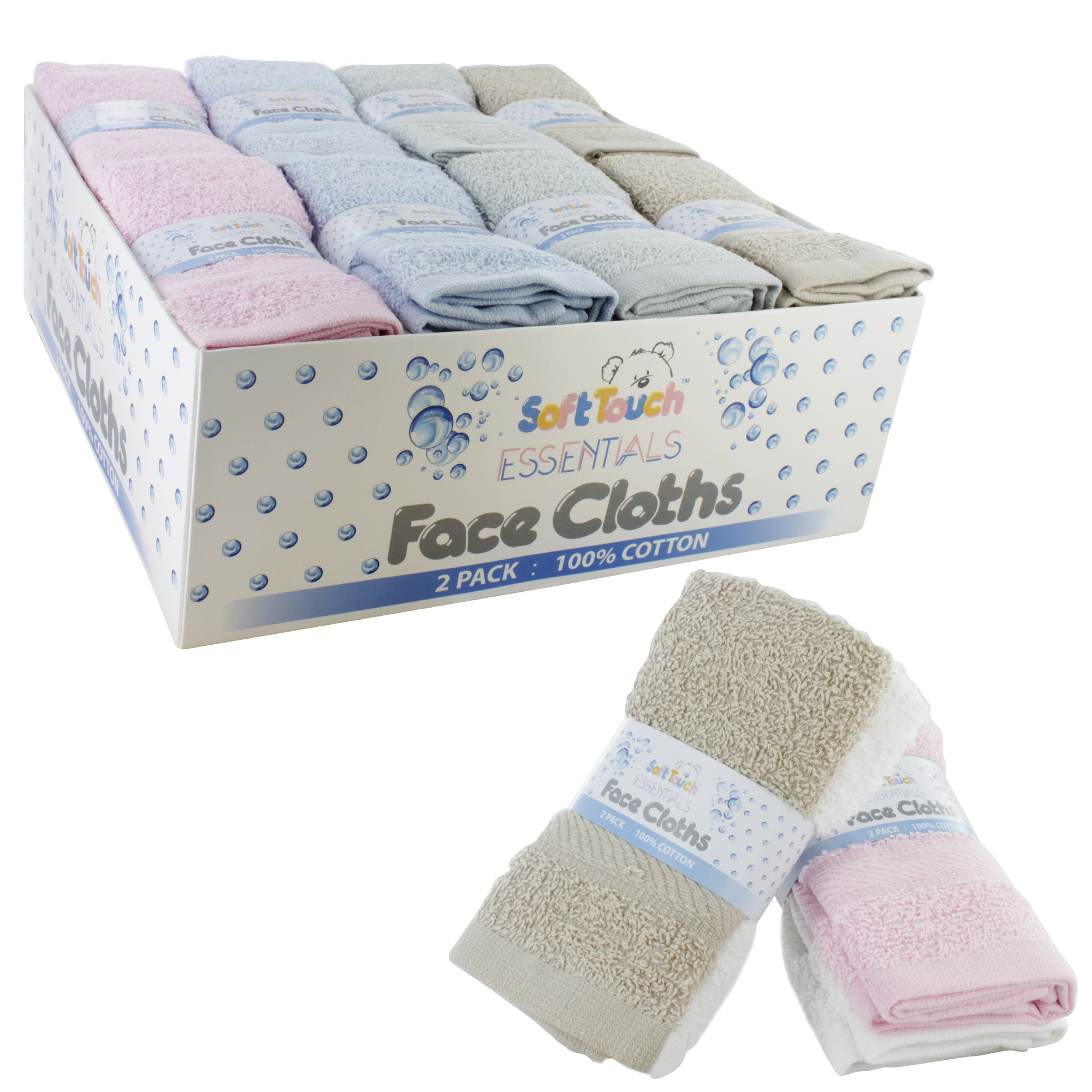 BF02 KIDDY FACE CLOTH TWIN PACK (24)