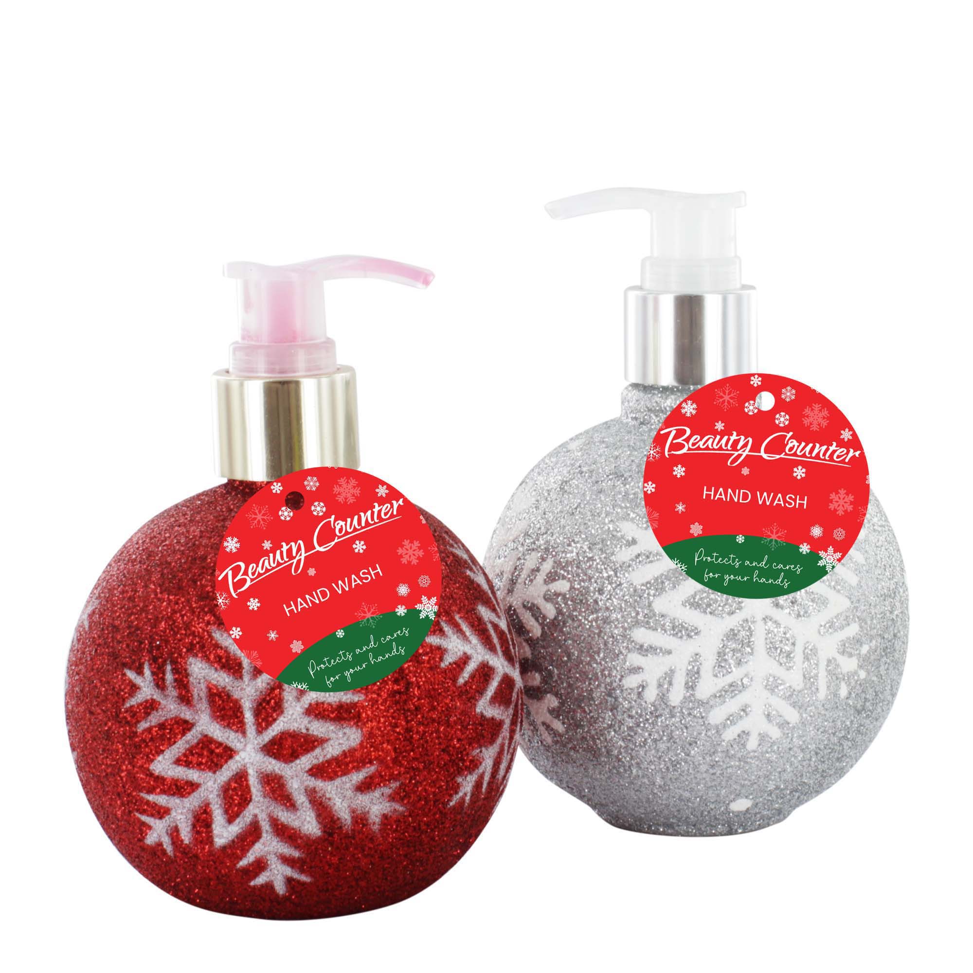 BEAUTY COUNTER XMAS GLITTER BALL HAND SOAP 320ml