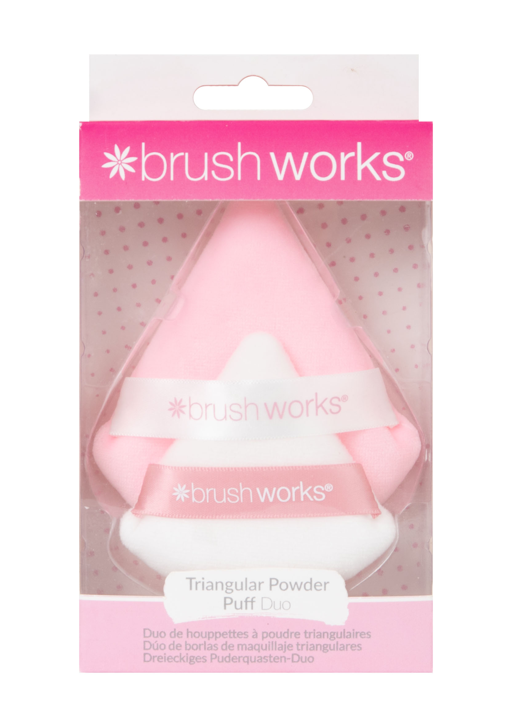 BRUSH WORKS TRIANGULAR POWDER PUFF