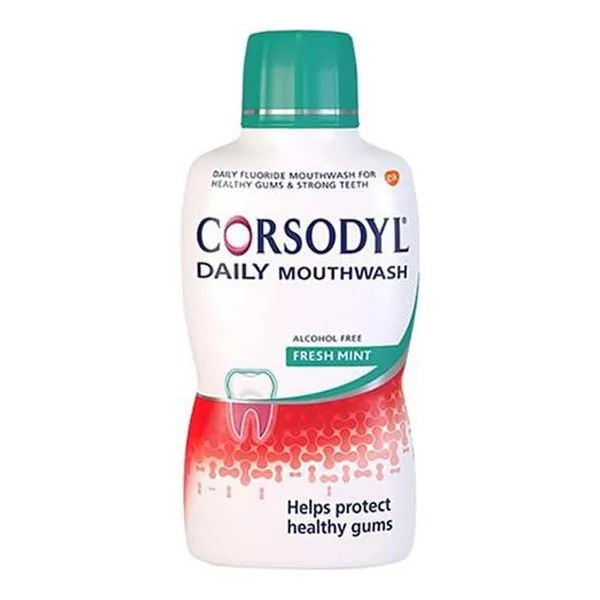 CORSODYL M/WASH FRESH MINT ALC FREE 500ml