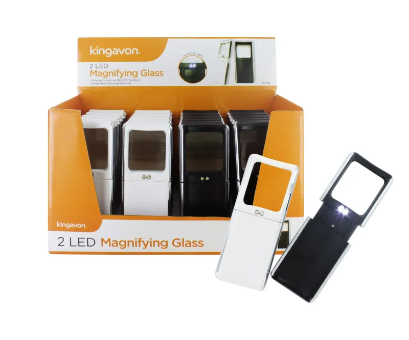 KINGAVON 2 LED MAGNIFYING GLASS