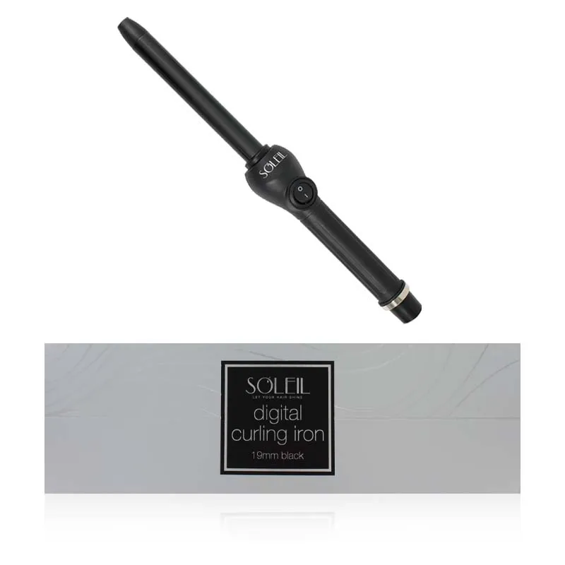SOLEIL DIGITAL CURLING HAIR IRON 19mm BLACK L30CD19EU-B1
