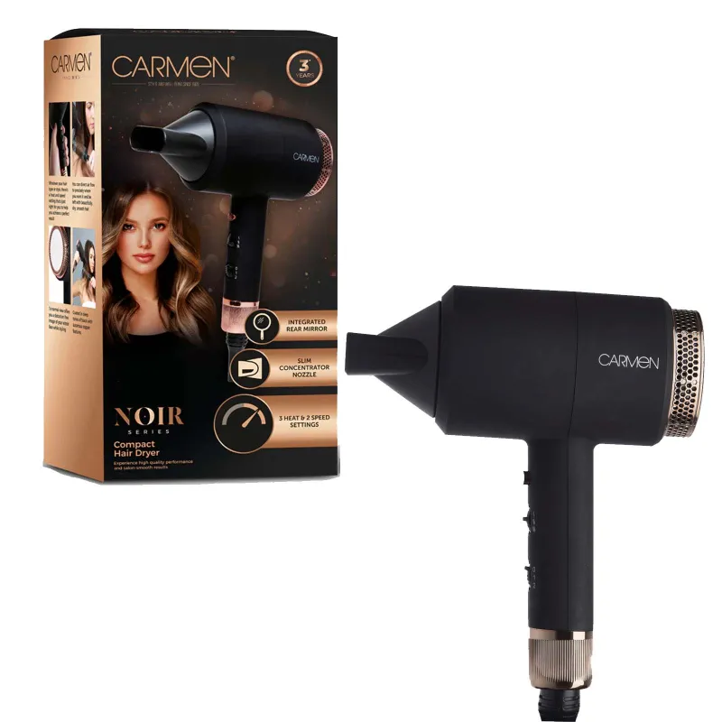 CARMEN NOIR SERIES 1800W HAIR DRYER
