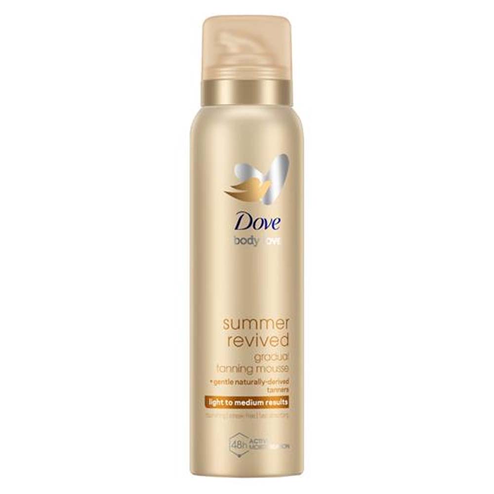 DOVE GRADUAL TANNING MOUSSE LIGHT/MED 150ml