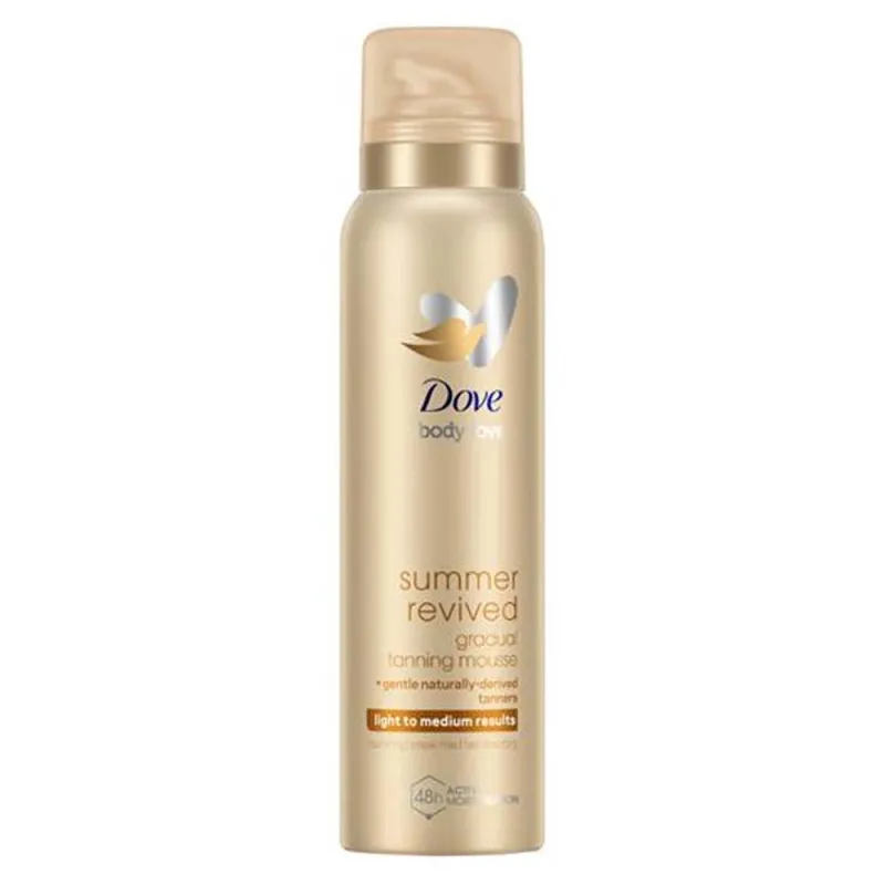 DOVE GRADUAL TANNING MOUSSE LIGHT/MED 150ml