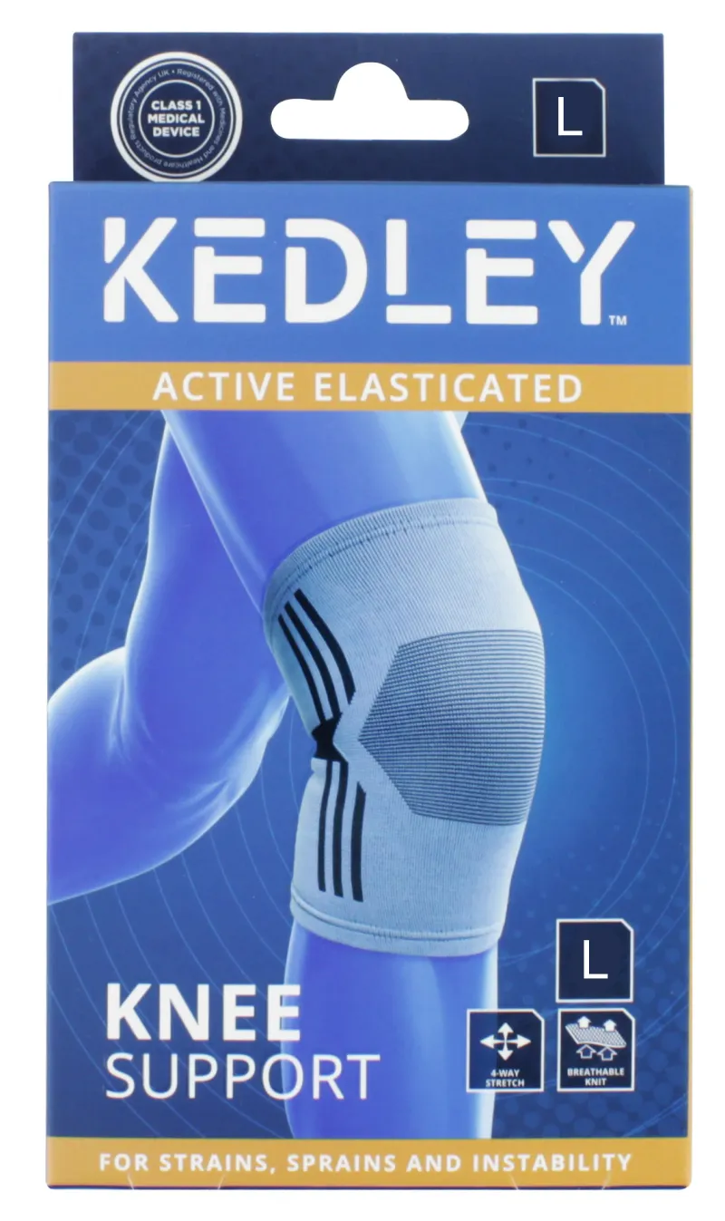 KEDLEY ELASTICED KNEE SUPPORT LARGE KED002
