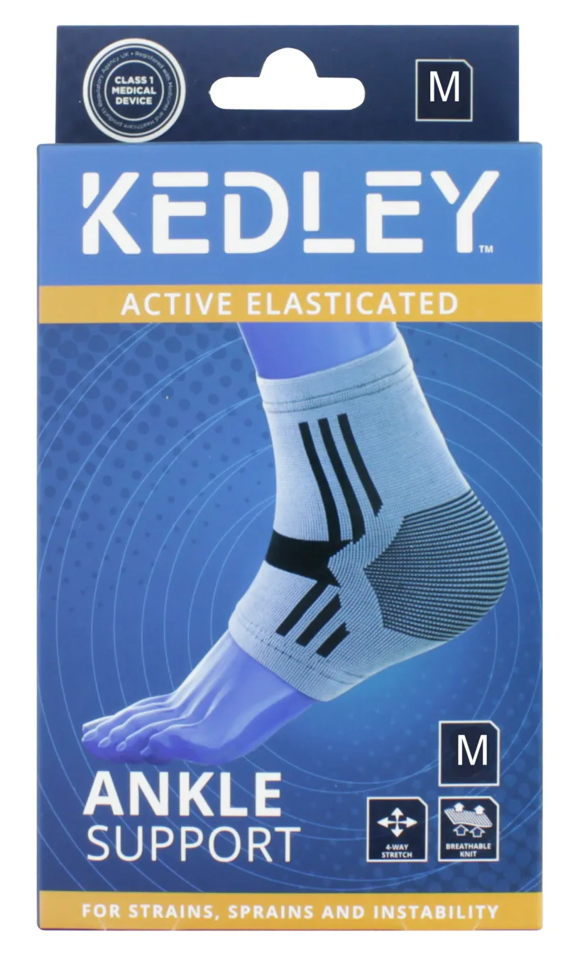 KEDLEY ELASTICED ANKLE SUPPORT MEDIUM KED005