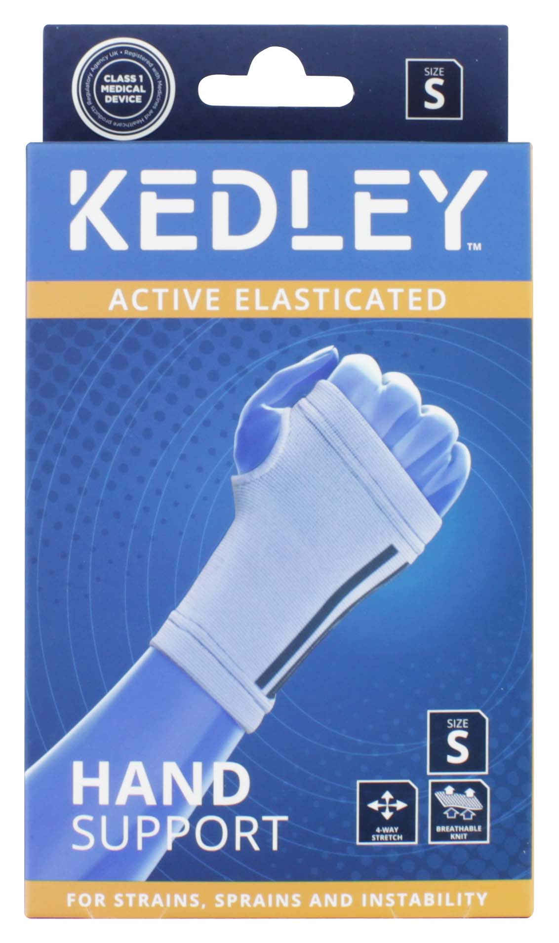 KEDLEY ELASTICED HAND/PALM SUPPORT SMALL KED010