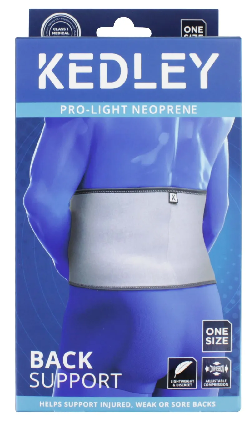 KEDLEY ELITE NEOPRENE BACK SUPPORT KED024