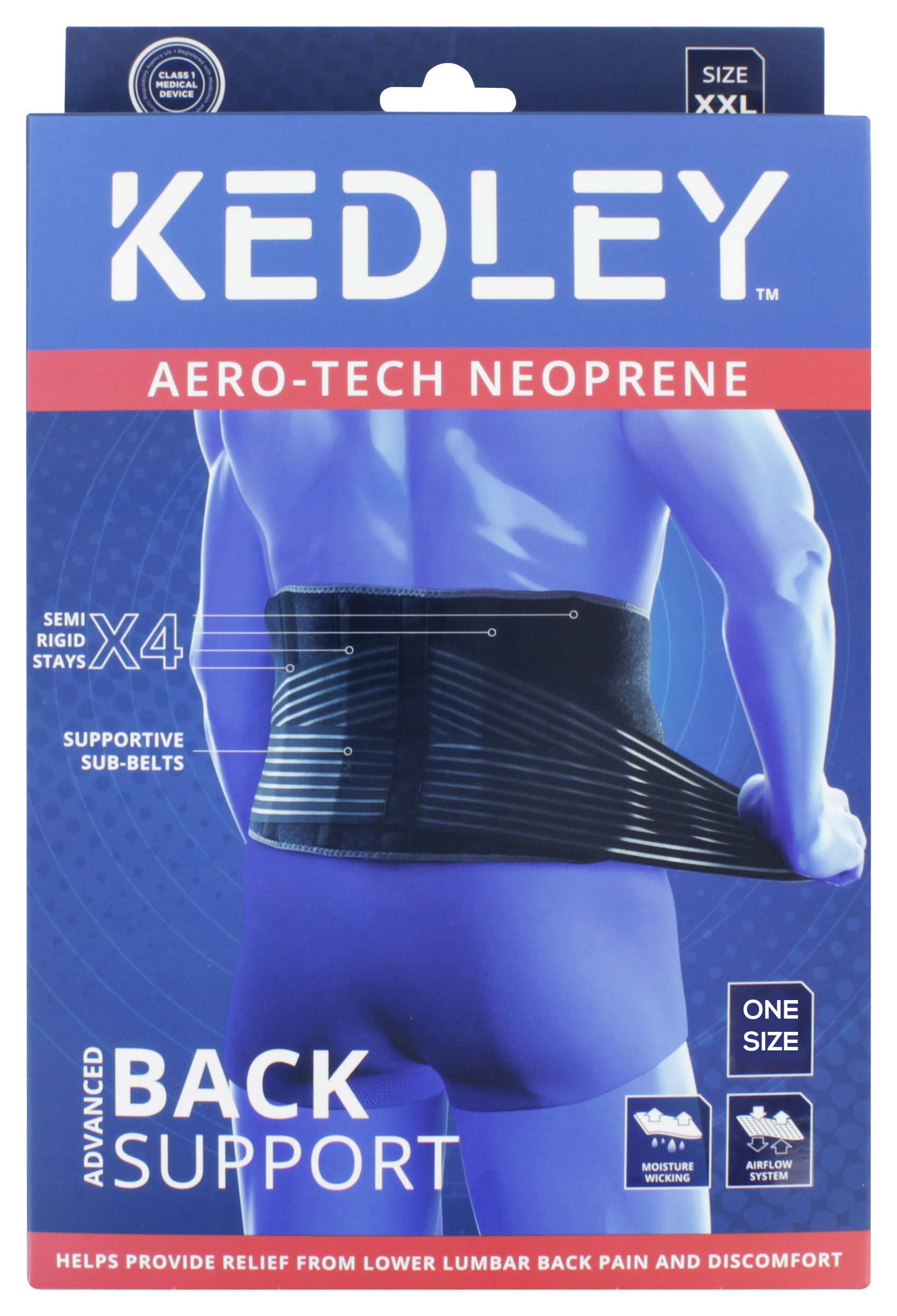 KEDLEY PRIME ORTHOPAEDIC ADVANCED BACK SUPPORT  KED029