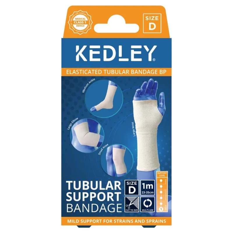 KEDLEY TUBULAR SUPPORT BANDAGE 1 METRE (SIZE D) KED097