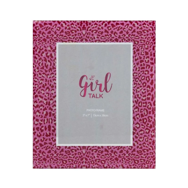 SP1924FS7 GIRL TALK GLASS PHOTO FRAME 5x7